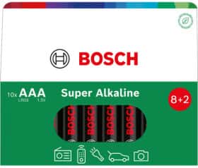 Батарейка Bosch Super Alkaline 8594162800230 AAA (мизинчиковая) 1,5 V 10 шт