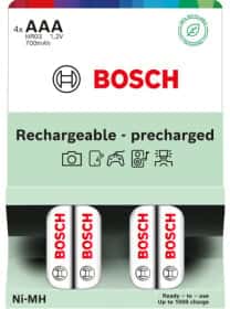Аккумуляторная батарейка Bosch Rechargeable 8594162800568 700 mAh 4 шт
