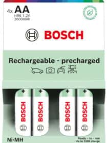 Аккумуляторная батарейка Bosch Rechargeable 8594162800537 2600 mAh 4 шт