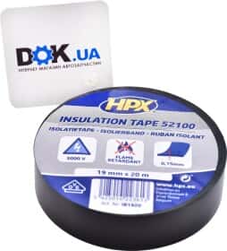 Изолента HPX hpxib1920 черная ПВХ 19 мм x 20 м