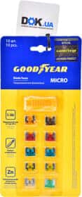 Набор предохранителей с экстрактором Goodyear GY003050 FR02 micro 10 шт.