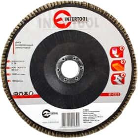 Круг пелюстковий Intertool BT-0223 K36 180 мм