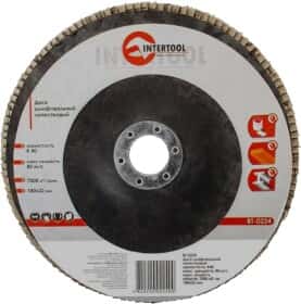 Круг пелюстковий Intertool BT-0224 K40 180 мм