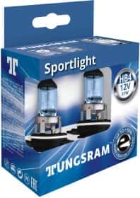 Автолампа Tungsram Sportlight HB4 P22d 51 W прозрачно-голубая 9006NHSU