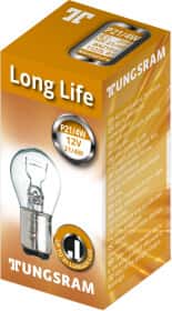 Автолампа Tungsram Miniature Long Life P21/4W BAZ15d 4 W 21 W прозрачная 1122L
