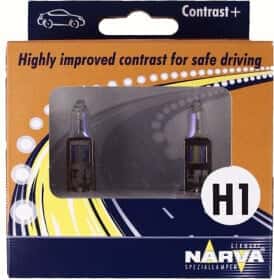 Автолампа Narva Contrast + H1 P14,5s 55 W прозрачная 485202BOX