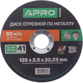 Круг відрізний Apro 829006 125 мм