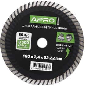 Круг відрізний Apro 830044 180 мм