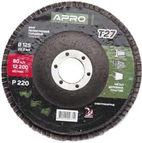 Круг пелюстковий Apro 830459 P220 125 мм