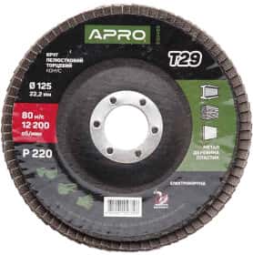 Круг пелюстковий Apro 830469 P220 125 мм