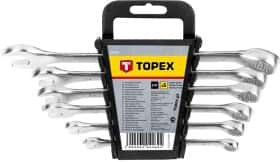 Набір ключів ріжково-накидних Topex 35d755 8-17 мм 6 шт