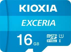 Карта пам’яті KIOXIA Exceria microSDHC 16 ГБ з SD-адаптером