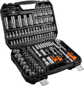 Набір торцевих головок та компонентів Neo Tools 08-666 1/2", 1/4", 5/16" (108 пр.)