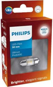 Автолампа Philips Ultinon Pro6000 SV8,5 біла 24844CU60X1