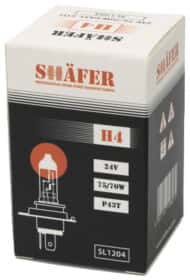 Автолампа Shafer H4 P43t 70 W 75 W прозрачная SL1204