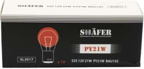 Автолампа Shafer PY21W BAU15s 21 W помаранчева SL2017