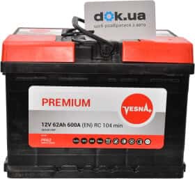 Аккумулятор Vesna 6 CT-62-R Premium 415062