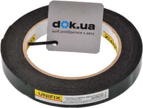 Двухсторонний скотч UNIFIX PN-1506 на полиэтиленовой основе 15 мм х 5 м