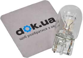 Автолампа Bosch Pure Light W21W W3x16d 21 W прозора 1987302251