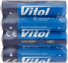 Батарейка Vitol Energy Pro+ V21012 AAA (мизинчиковая) 1,5 V 4 шт
