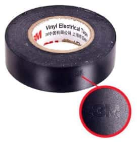 Изолента 3M 1500 00000028503 черный 18 мм x 10 м 10 шт