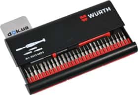 Викрутка прецизійна з набором бит Würth 06134895