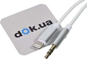 Кабель XoKo AUX-001 AUX-001-WH Apple Lightning - 3.5 (Male) 1 м