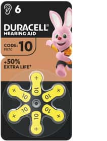 Батарейка Duracell Hearing Aid 6409621 10 1,45 V 6 шт