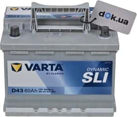 Аккумулятор Varta 6 CT-60-L Dynamic SLI 560127054