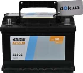 Аккумулятор Exide 6 CT-60-R Excell EB602