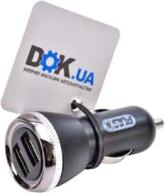 USB зарядка в авто Pulso C-2402BK