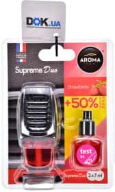 Ароматизатор Aroma Car Supreme Duo Slim Strawberry 7