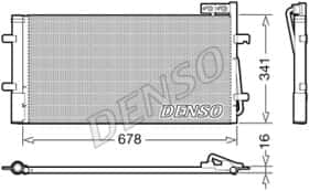 Радіатор кондиціонера Denso dcn02035