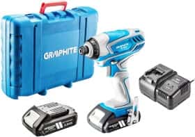 Шуруповерт Graphite Pro аккумуляторный 59GP402 (2 аккумулятора + ЗУ + чехол)