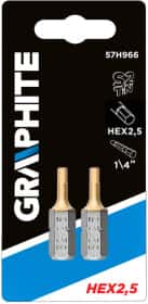 Набор бит Graphite 57H966 2 шт.
