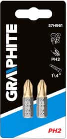 Набор бит Graphite 57H961 2 шт.