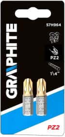 Набір бит Graphite 57H964 2 шт.