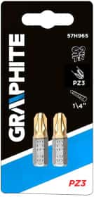 Набір бит Graphite 57H965 2 шт.