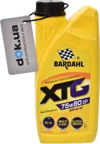Трансмісійна олива Bardahl XTG GL-4+ 75W-80 мінеральна