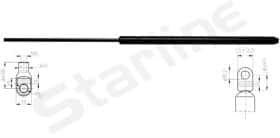 Газовый упор капота Starline 1414805