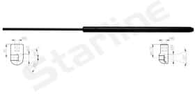 Газовый упор капота Starline 1426805