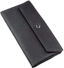 Клатч ST Leather 18842 без логотипа авто колір чорний