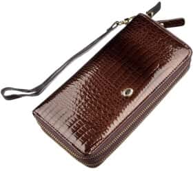 Клатч ST Leather 18908 без логотипа авто колір коричневий