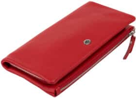 Клатч ST Leather 19315 без логотипа авто красный