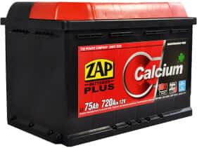 Аккумулятор ZAP 6 CT-75-L Plus 57519Z