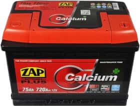 Аккумулятор ZAP 6 CT-75-R Plus 57520Z