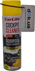 Полироль для салона Carlife Cockpit Cleaner Extra Mat банан 500 мл