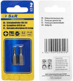 Набор бит S&R 152020101 2 шт.