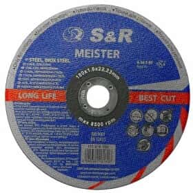 Круг відрізний S&R Meister 131016180 180 мм