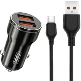 USB зарядка в авто XO Smart Metal XO-CC48M-BK